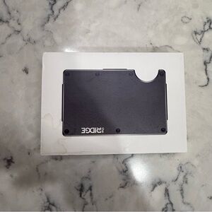 Ridge Black Slim Wallet